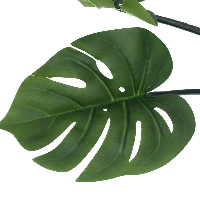 fake monstera plant leaves