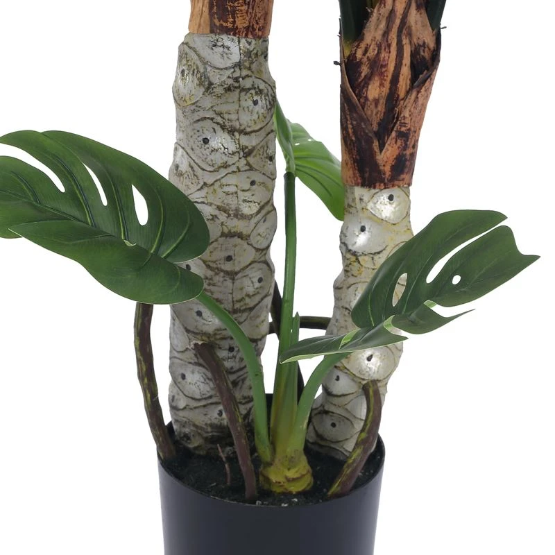 faux potted monstera plant